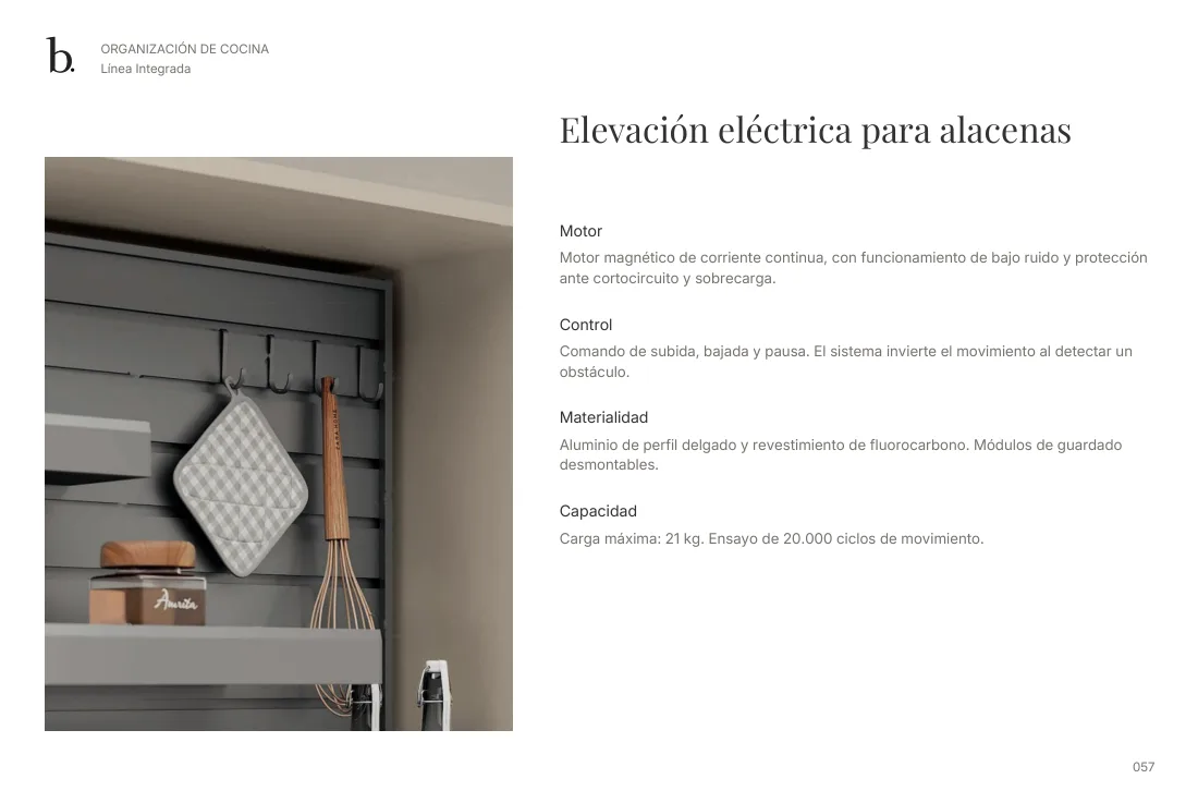 Organización y accesorios de cocina, página 57